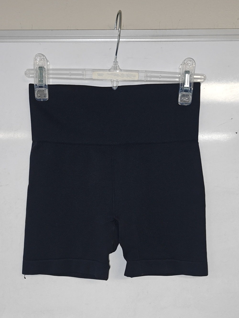 ZYIA Active Black Seamless High-Waisted 5" Biker Shorts